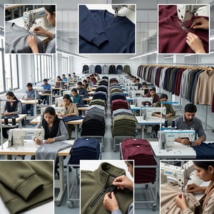 เสื้อสเวตเชิ้ตคอกลมวินเทจลายแตกทรงเรขาคณิตสำหรับผู้ชาย ทรงปกติ เสื้อคลุมลำลองสำหรับฤดูใบไม้ร่วงและฤดูหนาว - Product Image 5