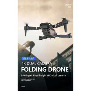 New E88Pro Professional RC Drone with 4K 1080P Dual HD Cameras Foldable WIFI FPV Helicopter Height Hold <b>Apron</b> for Commercial Use - Product Image 6