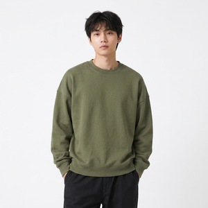 Sudadera gruesa personalizada al por mayor con teñido pigmentado y bordado para marcas de ropa urbana estadounidenses - Product Image 1