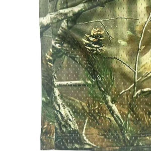 Shorts de sport personnalisés en polyester haute résistance, coupe ample, taille mi-haute avec cordon de serrage, motif camouflage, pour hommes - Product Image 4