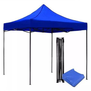 Carpa Plegable Personalizada con Impresión Azul, Transpirable, de 3x3m, con Paredes Laterales, Techo Impermeable, para Uso en Todas las Estaciones - Product Image 3