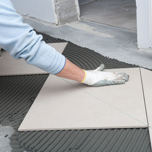 Adhésif pour carrelage flexible C2TES1 gris blanc résistant aux intempéries à base de ciment pour carrelage de grande taille, murs et sols - Product Image 6