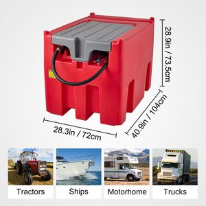 Serbatoio Diesel Portatile da 116 Galloni, Portata 10 GPM, Altezza di Sollevamento 13,1 Piedi, Pompa di Trasferimento Elettrica 12V, Attrezzatura per Lavorazione del Petrolio - Product Image 4