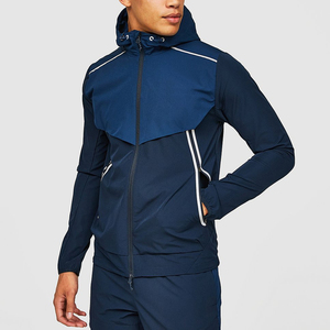 CLASSIC INVENTORS Men's Hooded Windbreaker <b>Jacket</b> <b>Waterproof</b> Windproof Breathable Solid Color <b>Winter</b> Wear 100% Polyester - Product Image 3