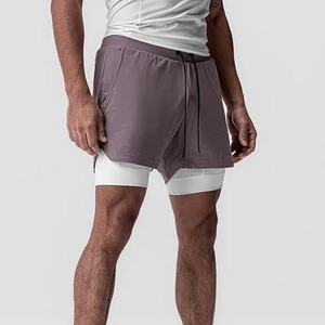 Custom Logo Latest Design Solid Casual Canvas Gym Shorts Eco-Friendly Breathable High Quality Fitness Wear Gym Shorts - Product Image 1