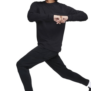 เสื้อยืดแขนยาวสำหรับผู้ชายและผู้หญิงเสื้อยืด2025แขนยาวทรงโอเวอร์ไซส์น้ำหนักมาก - Product Image 2