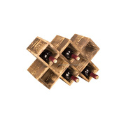 Rayonnage à vin fait à la main, en bois, nouveau STYLE, prix de gros