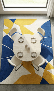 Good Quality Modern Abstract High Pile Hand Tufted Carpet Rug Pet Friendly & Eco-Friendly Extra <b>Thick</b> for Living Room Bedroom - Product Image 5