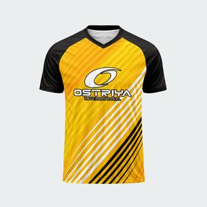 Uniformes de Fútbol para Hombre de Alta Calidad, Impresión por Transferencia de Calor, 100% Poliéster, Manga Corta, Cuello Antibacterial y Transpirable - Product Image 2