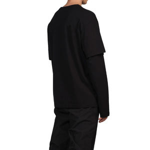 Camiseta Casual de Doble Capa para Hombre, Estilo Urbano |   Algodón de Calidad Premium |   Logotipo Personalizado |   Proveedor de Marca Privada OEM - Product Image 4