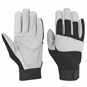 Guantes de Mecánico Reforzados de Cuero de Cabra, Resistentes a la Abrasión, para Trabajo Industrial, Protección de Manos, Guantes de Jardinería - Product Image 6