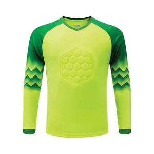 เสื้อผู้รักษาประตูฟุตบอลแบบยูนิเซ็กซ์ โพลีเอสเตอร์ 100% ระบายอากาศได้ดี น้ำหนักเบา ป้องกันแบคทีเรีย เทคโนโลยีการตัดเย็บอัตโนมัติ - Product Image 6