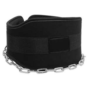 Ceinture de musculation personnalisée en gros avec chaîne en acier, équipement de fitness robuste pour la musculation à domicile et en salle de sport 2026 - Product Image 2
