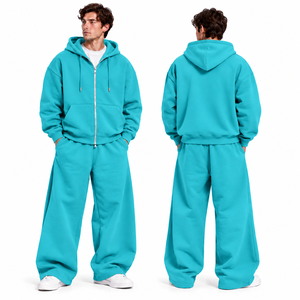 Ensemble de survêtement unisexe en coton 100% de qualité supérieure, sweat-shirt et pantalon de jogging personnalisés, survêtement et tenue de jogging pour homme de haute qualité - Product Image 4