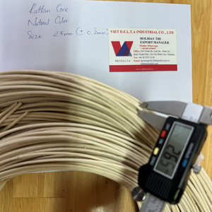 Material de ratán flexible premium, núcleo de ratán natural, caña redonda para la fabricación de muebles de mimbre, suministros para la elaboración de cestas, Vietnam - Product Image 4