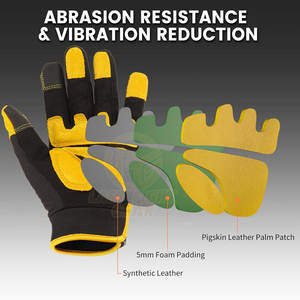 Guantes Profesionales de Mecánico para Reparaciones con Dorso Transpirable y Agarre Fuerte en la Palma - Product Image 2