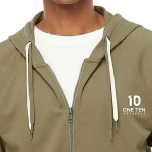 Sweat-shirt à capuche zippé en tissu bouclette léger unisexe, veste décontractée, tissu doux, vêtements confortables pour tous les jours - Product Image 3