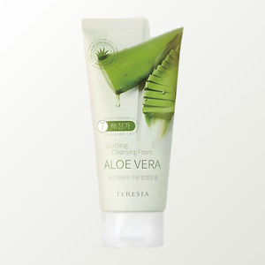 Soins de la peau coréens K-Beauty Tersia Aloe Vera Mousse nettoyante apaisante 150g Fabriqué en Corée Nettoyant visage - Product Image 6