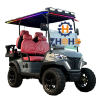 Nouvelle voiturette de golf électrique à 4 roues populaire, buggy des dunes pour passagers avec batterie au lithium, 4 places, vitesse de 30 à 50 km/h, autonomie de 90 km
