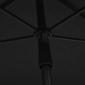 Parasol de jardin 82.7 "x 55.1" anthracite avec parasol et bases de patio - Product Image 5