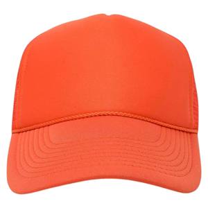 Gorra Trucker de Malla Naranja de 6 Paneles, Ajustable con Cierre a Presión, Unisex, Estilo Casual para Primavera/Verano - Product Image 2