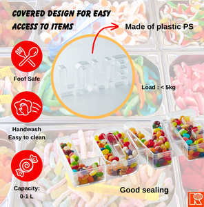 Kwang Hsieh (en francés) Caja de plástico transparente con forma de palabra LOVE - Product Image 4
