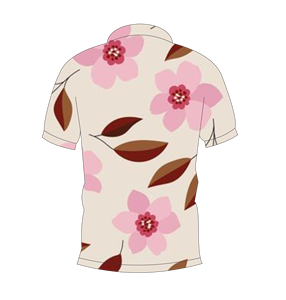 เสื้อโปโลแขนสั้นพิมพ์ลายดอกไม้สำหรับผู้ชายเสื้อแฟชั่นฤดูร้อนแบบลำลอง - Product Image 2
