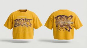 Fabricante de Ropa, Color Liso, Calidad Premium, Estampado Puff, Venta al Por Mayor, Hombros Caídos, Oversize, 100% Algodón - Product Image 6