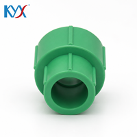 Raccord réducteur PPR 1/2 pouce à 3/4 pouce, raccord de tuyau droit en plastique pour l'alimentation en eau froide et chaude, connexion de plomberie