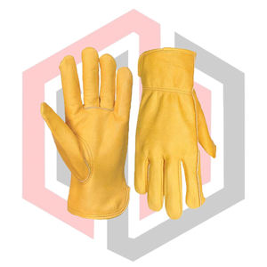 Guantes de Cuero para Conducir, para Trabajos de Elevación, Anti-Corte, Anti-Calor, Antideslizantes, Transpirables, Personalizables, Guantes de Seguridad Profesionales - Product Image 4