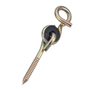 ตะขอแขวนชิงช้าสนามเด็กเล่นเหล็กชุบสังกะสีแบบหนา ได้รับการรับรองมาตรฐาน ISO 9001 สีเงิน/ทอง ยี่ห้อ Hanlix - Product Image 1