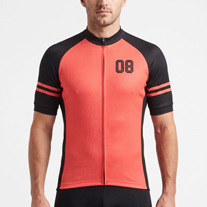 Maillot de sport respirant à manches courtes pour hommes, maillot de cyclisme sur route avec col montant, maillot de cyclisme fitness pour hommes - Product Image 6