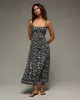 Robe 100% coton imprimée à la main pour femme, motif floral fantaisie unique, robe de cocktail sans manches, grande taille, vêtement pour femme - Product Image 6