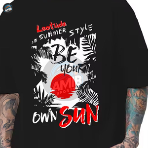 T-shirts personnalisés de haute qualité pour hommes, impression DTG, pour un usage décontracté, nouvelle arrivée, t-shirts simples pour hommes avec impression DTG, faible MOQ. - Product Image 6