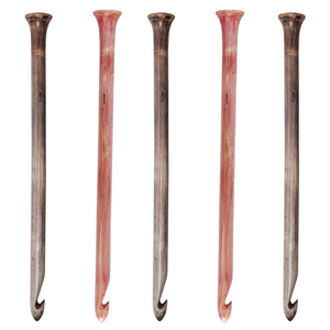 Ensemble de 9 crochets ergonomiques personnalisés de petite taille et aiguilles à tricoter poignées en bois OEM vente en gros coffret cadeau - Product Image 3