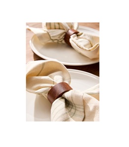 Rond de serviette en bois noble, apportant un accent distingué aux banquets et aux restaurants haut de gamme - Product Image 3