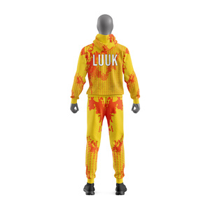 OEM ODM Unisex Hooded Tracksuit Set Full Length Printed Custom Pattern Breathable Casual Autumn Wear Light Wight Tracksuits - Product Image 6