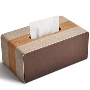 Rustic Wooden Napkin Holder <b>Farmhouse</b> Dining <b>Table</b> Kitchen Restaurant Cafe Home Decor Tissue Paper Storage - Product Image 6