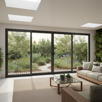 Ventanas Corredizas Horizontales Toan Cau de Aleación de Aluminio, Pantalla Plegable Insonorizante, Ventana de Aluminio Moderna para Casa Residencial o Villa