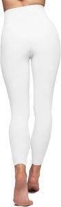 Leggings extensibles pour femmes, effet sculptant, motif écossais, taille haute, respirants, écologiques, longueur intégrale, fermeture boutonnée, pour l'entraînement - Product Image 1