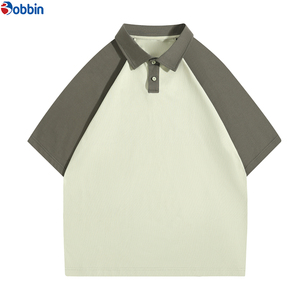 Camisas Polo para Hombre, 100% Algodón, Diseño Color Block, Camiseta Polo para Hombre, Verano, Moderna, Holgada, Casual, Manga Corta, Cuello Camisero - Product Image 2