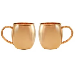 Taza de Cobre con Recubrimiento en Polvo para Moscow Mule, Acabado Liso para Servir en Bares, Cocinas, Restaurantes y Fiestas - Product Image 4
