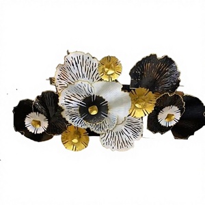 Décoration murale de haute qualité avec cadre métallique design pour salon et chambre à coucher - Product Image 1