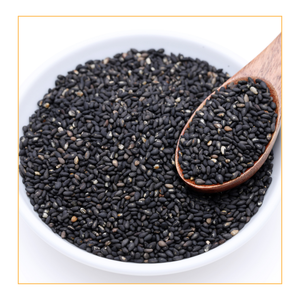 Semillas de Sésamo Negro Frescas Premium de la India, Alto Contenido de Aceite, 1-3.5mm, Limpiadas a Máquina, Certificación HALAL, Empaque a Granel para Alimentos - Product Image 1