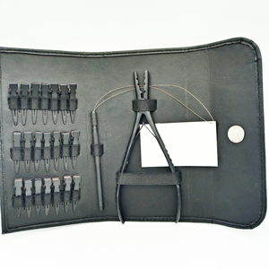 Kit d'outils professionnels de qualité supérieure pour extensions de cheveux durables, pinces à boucles, outils de sectionnement des cheveux, pinces de sectionnement - Product Image 3