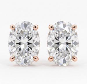 Eco Friendly Moissanite Diamond <b>Stud</b> <b>Earrings</b> in 925 Sterling <b>Silver</b> <b>for</b> <b>Women</b> Gift Round Brilliant Cut Luxury Jewelry - Product Image 3