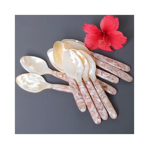 Mother Of Pearl Spoon Natural <b>Shell</b> Spoon Luxury Caviar Spoon For Roe Seafood Tasting Spoon Vietnam Supplier Bulk Supply - Product Image 6