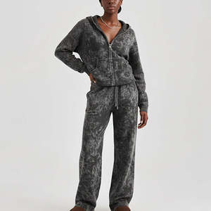 Wholesale Custom Logo Women Tracksuit Set Soft Cotton Blend Matching Set Low MOQ Private Label Export - Product Image 5
