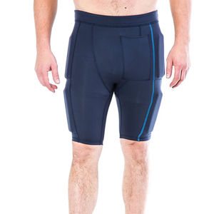 Shorts de sport 2 en 1 en polyester à séchage rapide, shorts de compression pour l'extérieur, shorts de course ajustés pour hommes, vêtements de fitness, shorts de jogging pour la salle de sport - Product Image 1