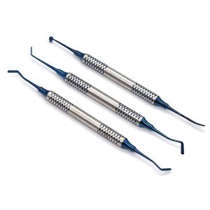 Kit de spatules de remplissage haute précision 6 pièces avec pointe plaquée titane pour instrument de dentisterie restauratrice certifié par Grip Surgical - Product Image 6
